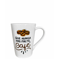 CANECA PORC. MOLDULAR CAFE 250ML CM02